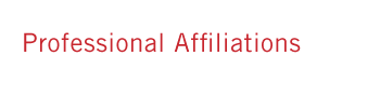 Professional Affiliations