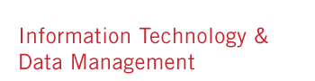 Information Technology and Data Management